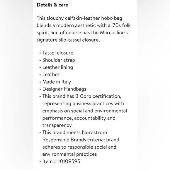 CHLOE NWOT MARCI leather hobo bag - Picture 11 of 14